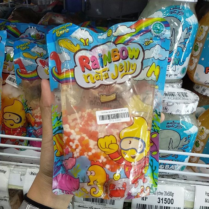 

Rainbow Jelly mutiara 500gr