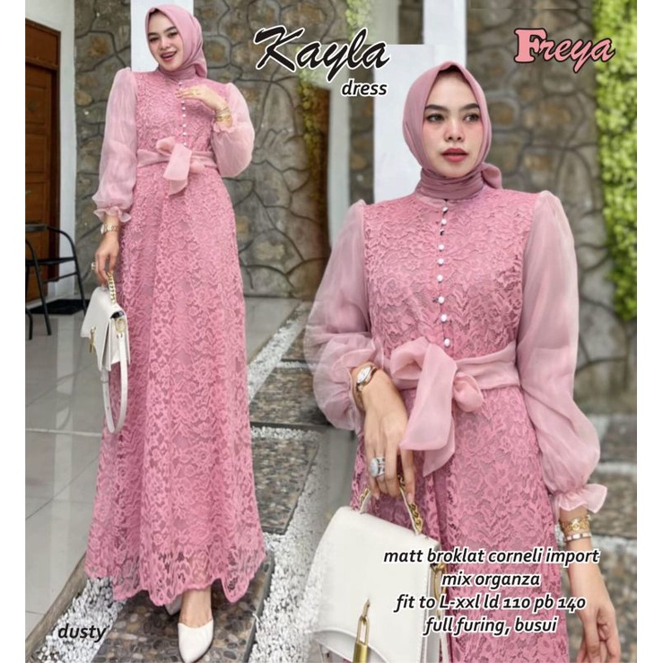 BAJU KAYLA DRESS BY FREYA