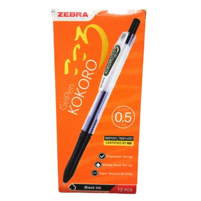 

Zebra Pulpen Gel KOKORO 1 Lusin/ Pulpen Gel Kokoro Zebra Colours 0.5mm HOT PROMO