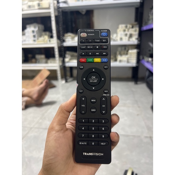 REMOTE REMOT SET TOP BOX STB TRANVISION ORIGINAL ASLI