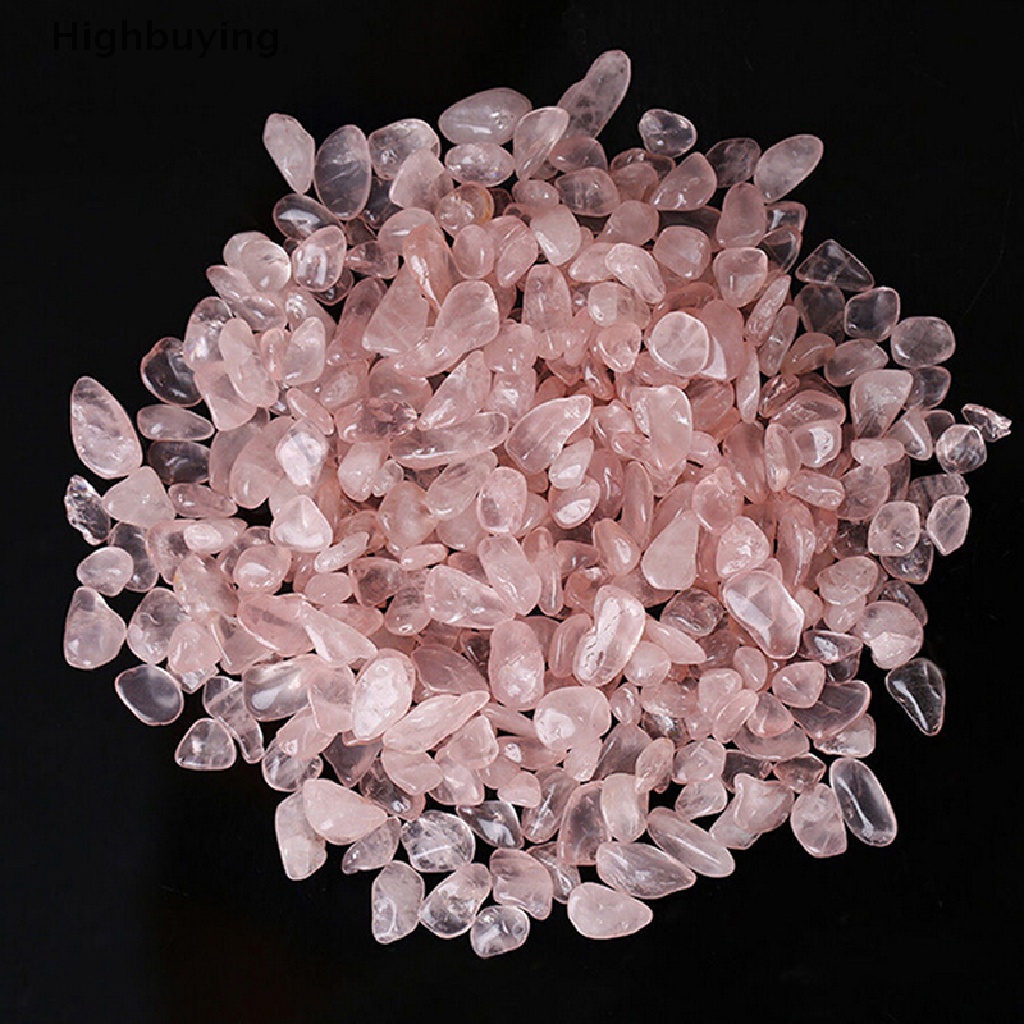 Hbid 50g Batu Mini Kristal Alami Batu Spesimen Penyembuhan Mineral Mawar Pink, Glory