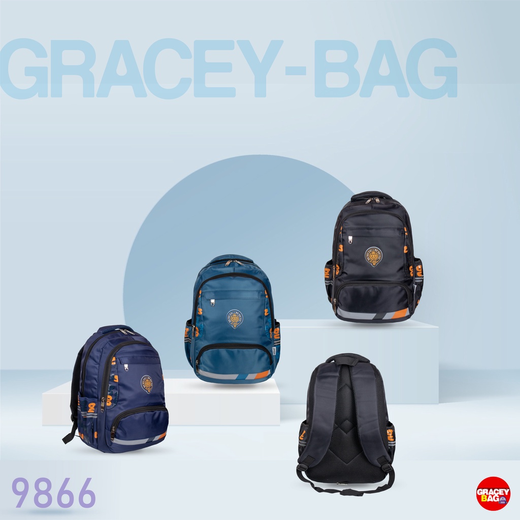 GB-9866 Tas Ransel Pria / Remaja Import