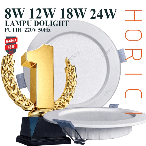 LAMPU DOWNLIGHT LED PLAFON 8WATT 12WATT 18WATT 24WATT/ASLI FULL TERANG 8WATT 12WATT 18WATT 24WATT NYALA  PUTIH/WARM WHITE/BIRU-KUNING-UNGU