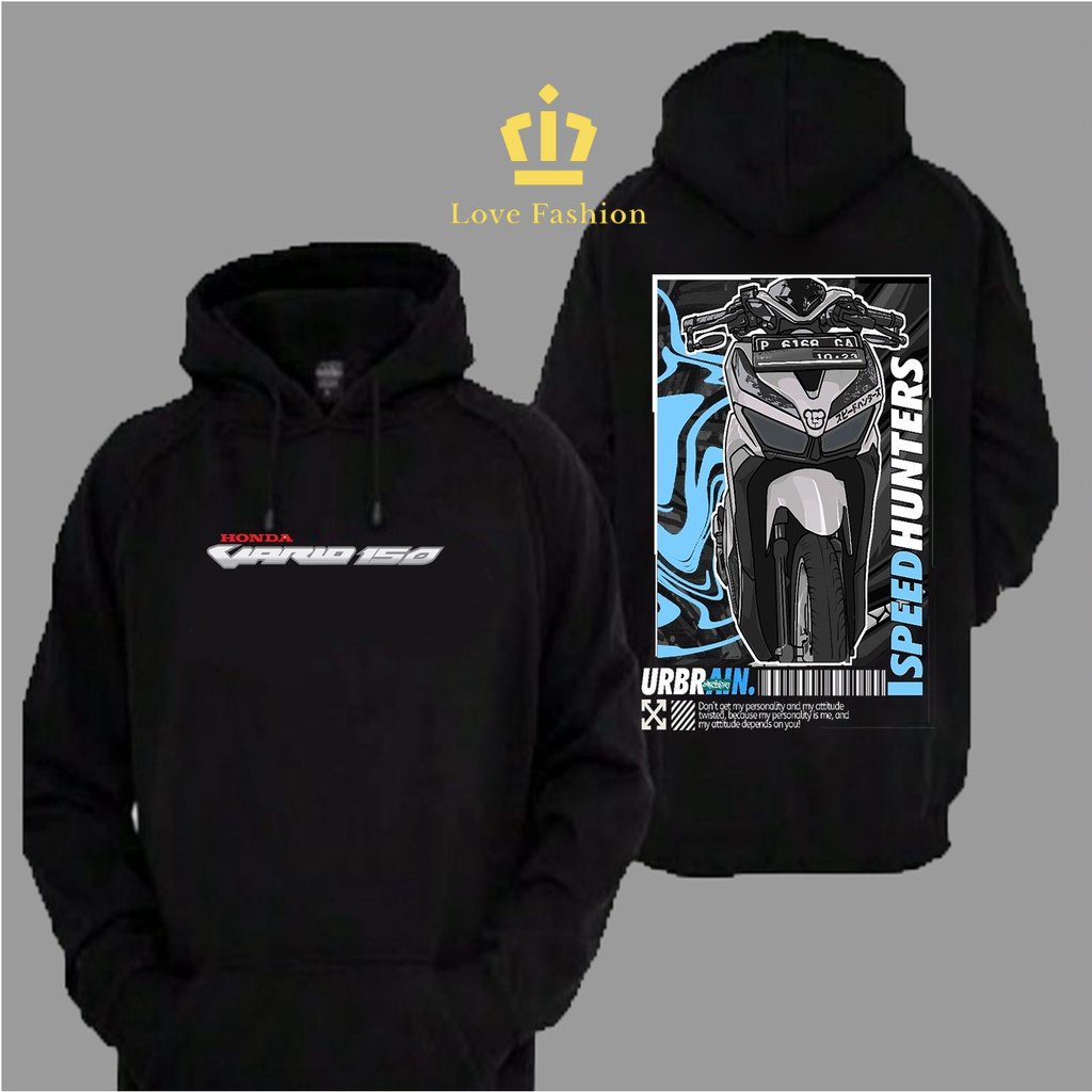 Sweater Hoodie Distro Vario 150 Speed Hunter Sunmori Komunitas Premium Terbaru
