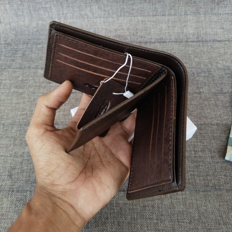 Dompet Kulit Dompet Logo crocodile Embos