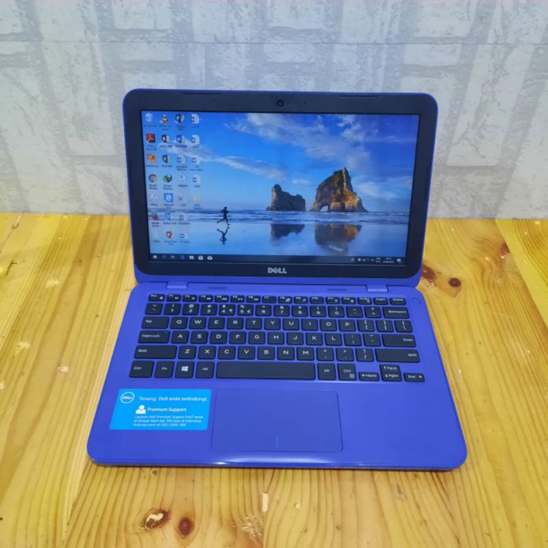 Dell Inspiron intel Celeron Ram 4Gb HDD 500GB Windows 10 Full aplikasi siap pakai simpel ringan slim dibawa kemana-mana