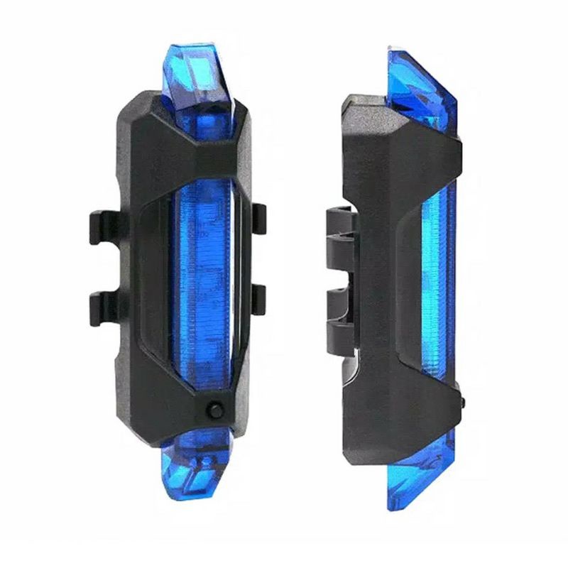Lampu Sepeda Belakang USB warna warni Waterproof