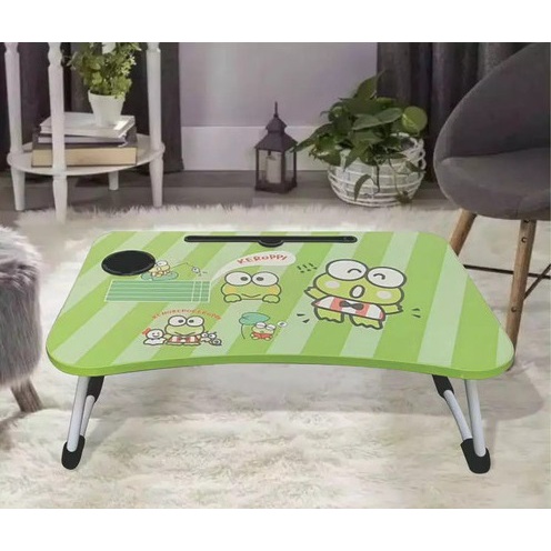 Meja Belajar Lipat Meja Belajar Anak Motif Karakter Gambar Ukuran 50 x 30 x 28 cm-Keropee