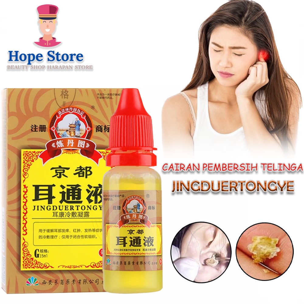 Hope Store - Obat Teter Telingan Jingduertongye Pembersih Kotoran Telinga Herbal