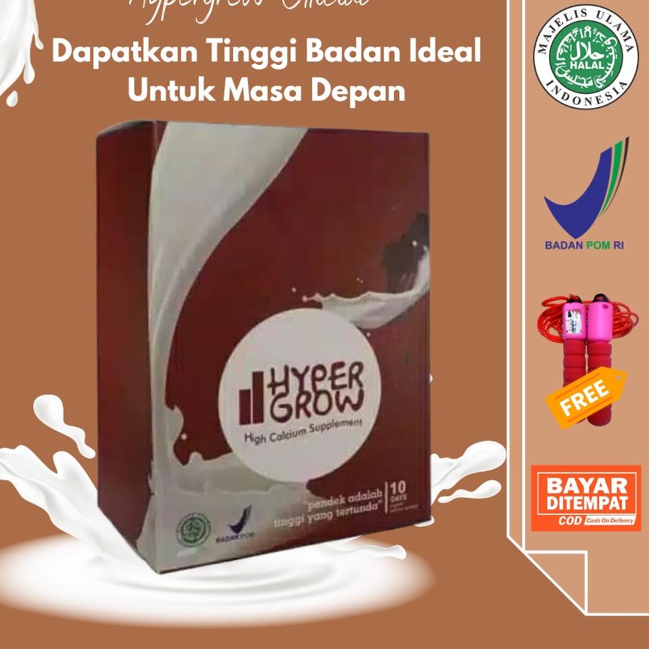 

Promo | KBM|HYPERGROW Paket Peninggi Badan Original Susu Kalsium dan Zinc HYPER GROW Murah