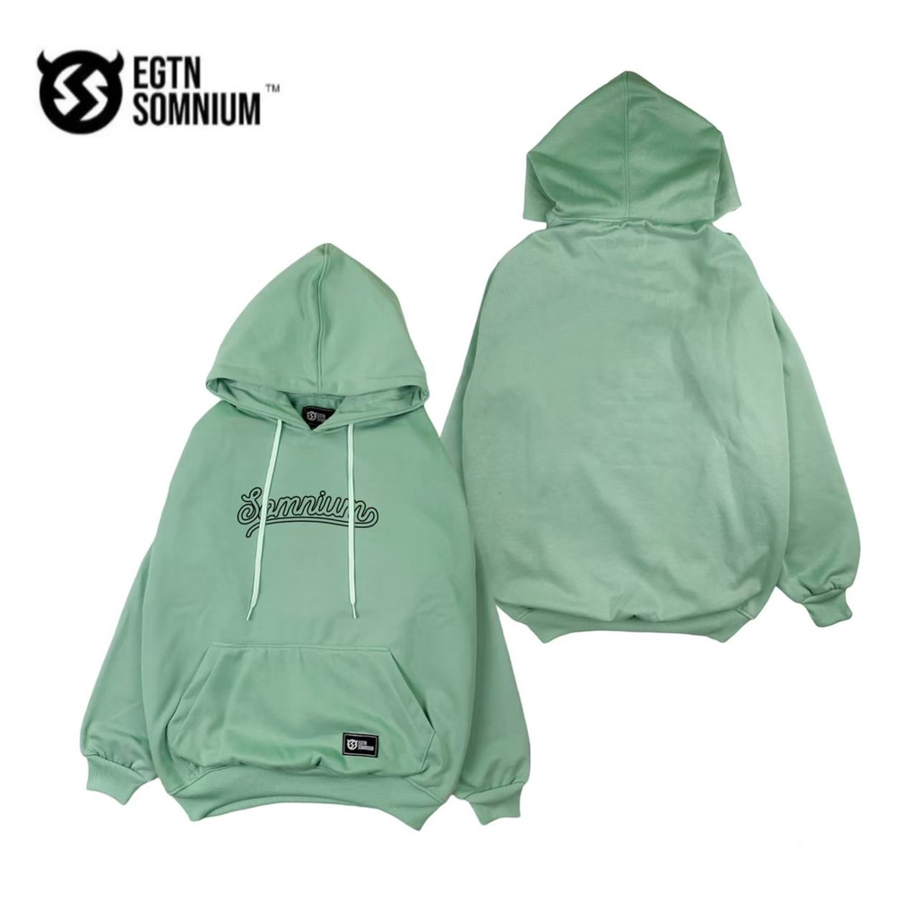 JAKET SWEATER HOODIE DISTRO PRIA WANITA HIJAU MINT ORIGINAL EIGHTY NINE / HOODIE PRIA BAHAN FLEECE TEBAL / SWEATER HOODIE MOTIF AESTHETIC