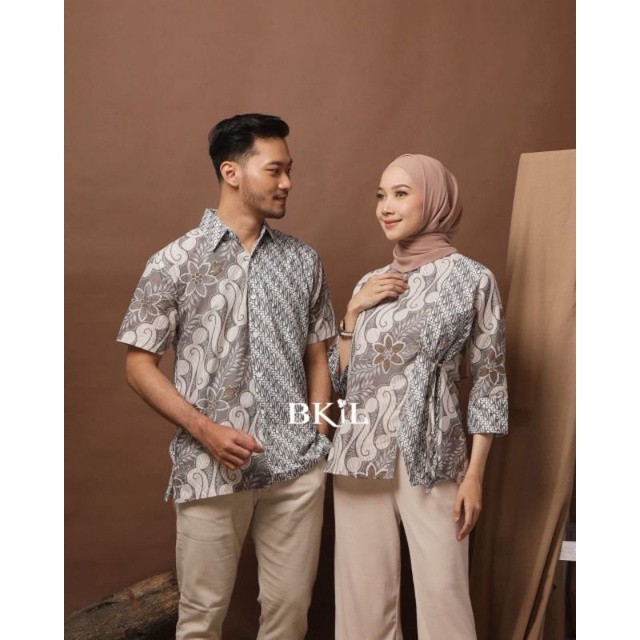 Baju Batik Couple Seno Ageng M L XL XXL Atasan Baju Batik Pria Wanita