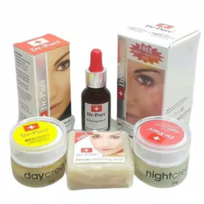 DR PURE SET + SERUM ORIGINAL BPOM DR PURE SET 4IN1 PAKET DR PURE