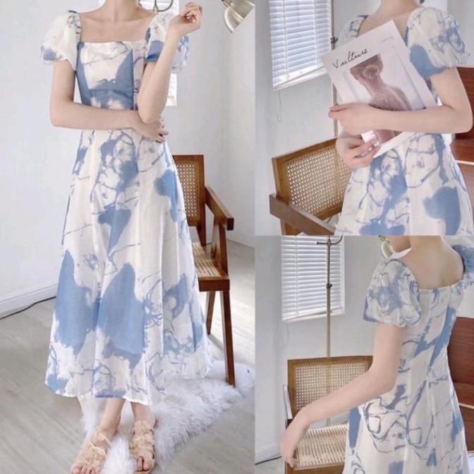 FIORENZA KOREAN STYLE VINTAGE MIDI DRESS