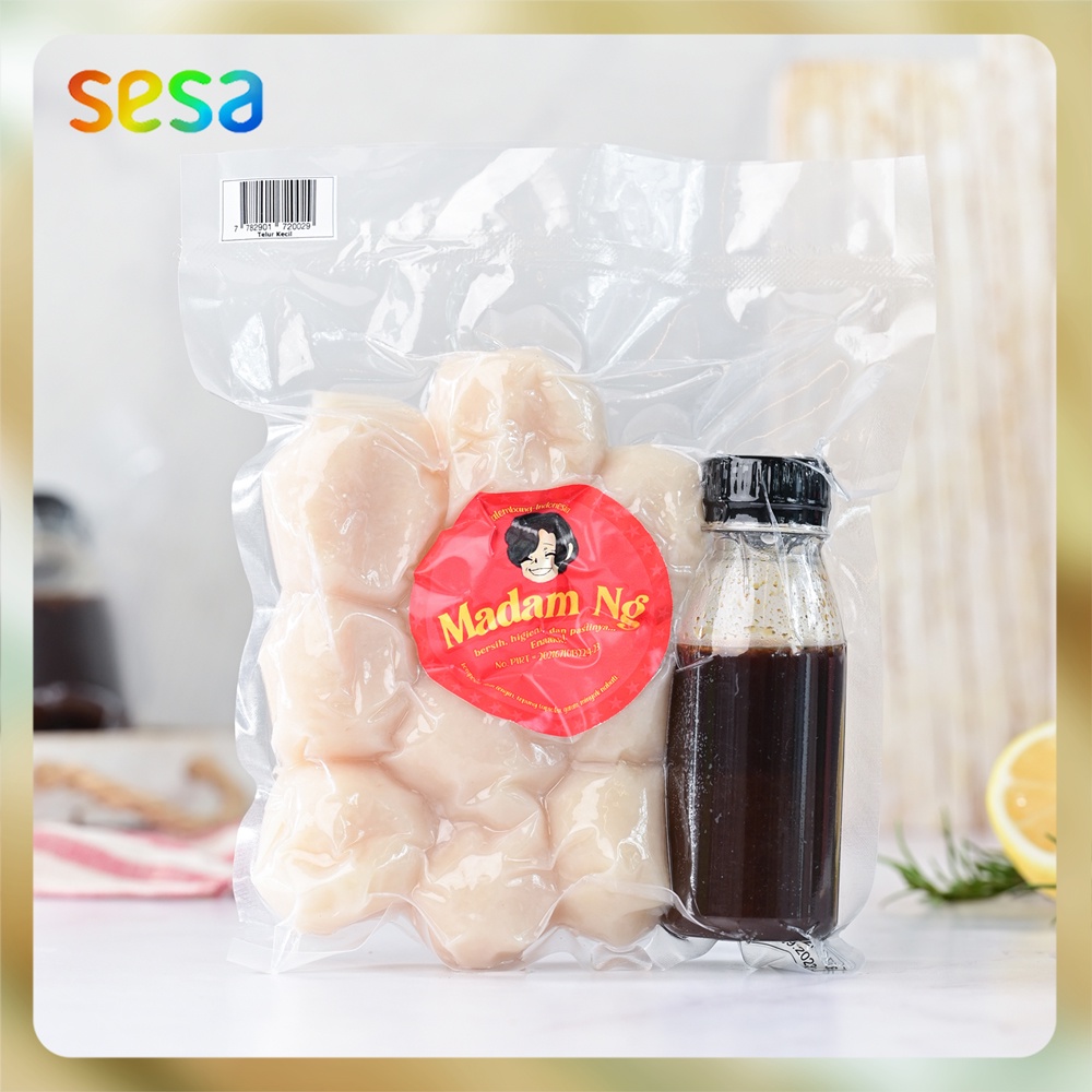 

MADAM NG Pempek Telur Kecil/Pack - Frozen Food Cemilan Makanan Ringan