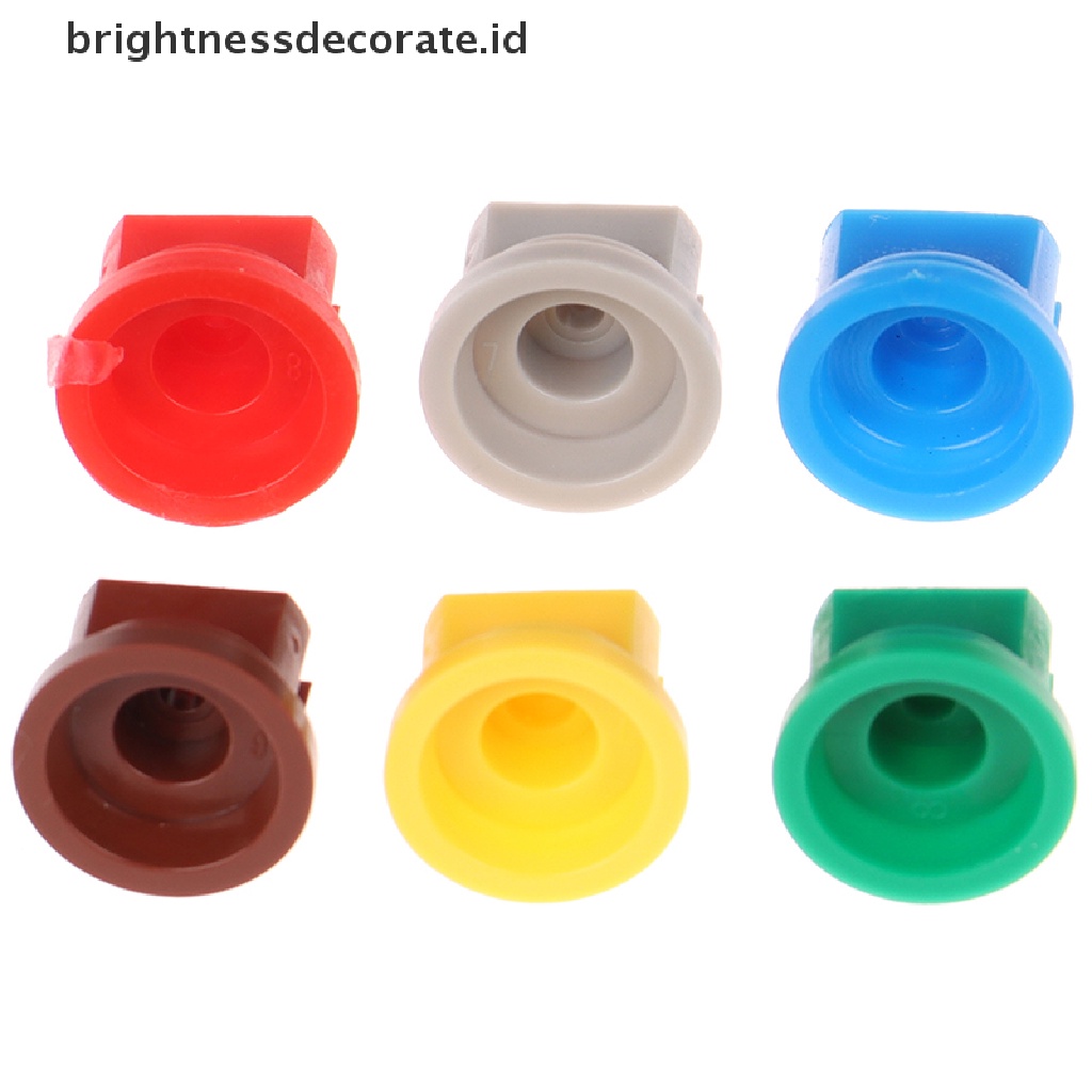 [Birth] 10pcs Knapsack er Nozzle Berbentuk Kipas Pertanian Sprinkle Atomisasi Taman [ID]