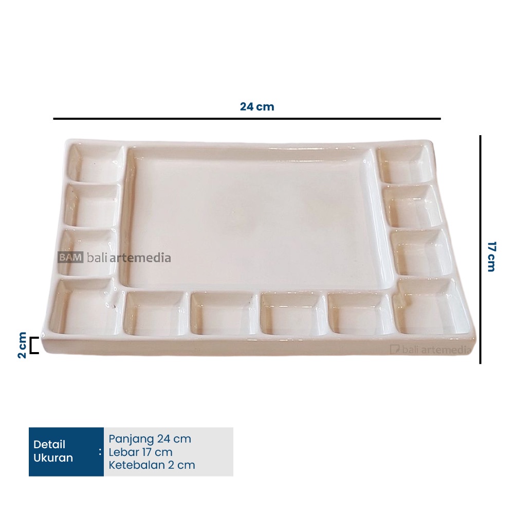 Rectangle Palette Ceramic - PP24