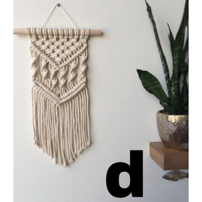 Hiasan Dinding Macrame Aesthetic Part 3