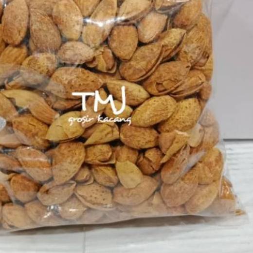

Termurah [FG2] ALMOND CANGKANG RASA SUSU OLEH2 HAJI/UMROH 500gr
