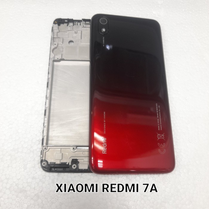 kesing housing casing full set xiaomi redmi 7a frame + backdoor