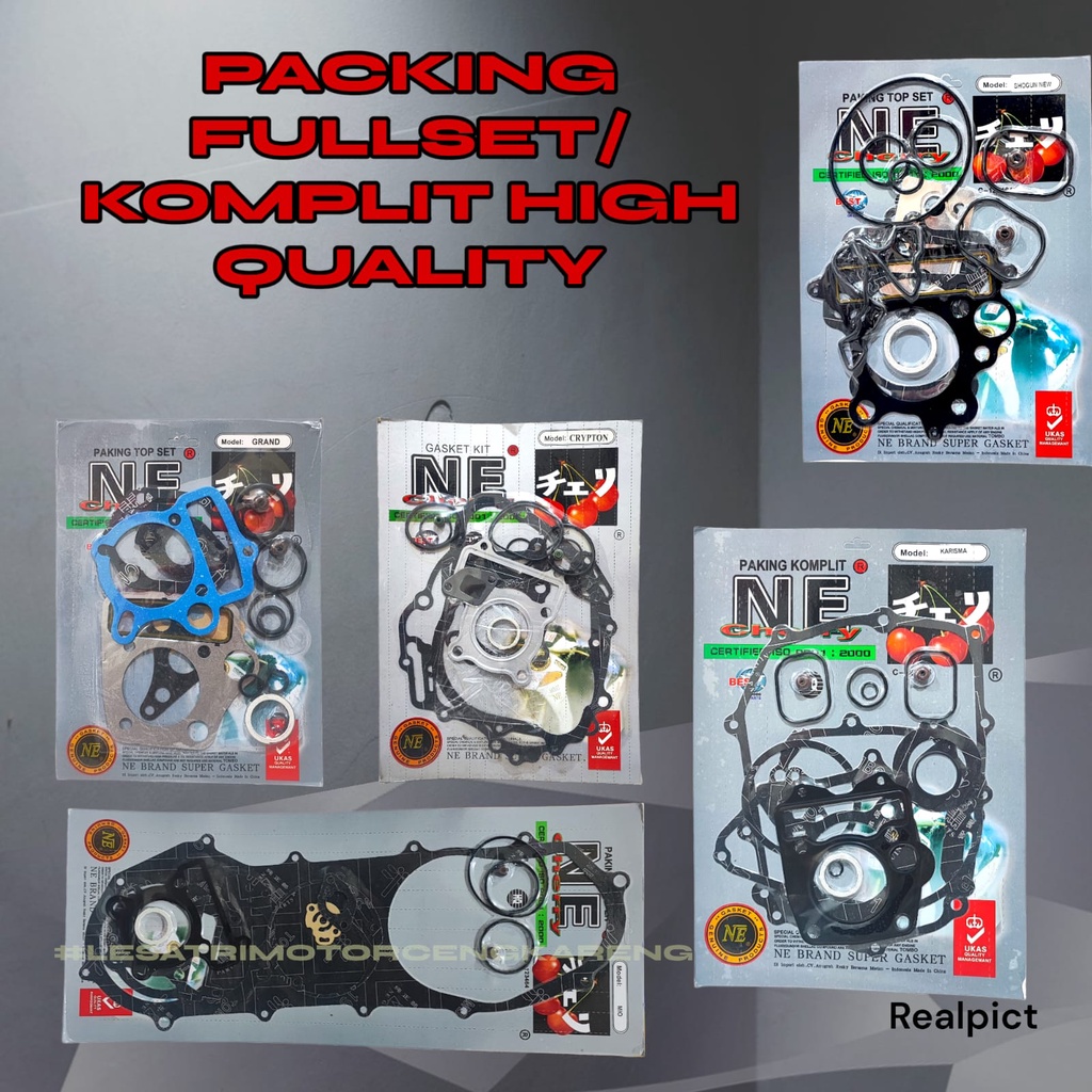 PAKING GASKET TOP SET BEAT FI SPACY SCOOPY VARIO NON ESP K25 CHERRY