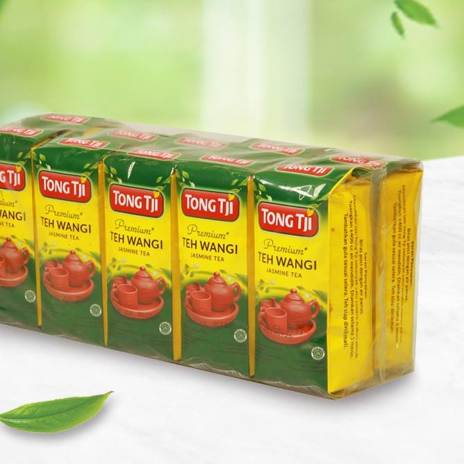 

PROMO[HJ]-Tong Tji Premium Jasmine Tea ( Teh Seduh ) Per slop ( 10pack isi 50gram )