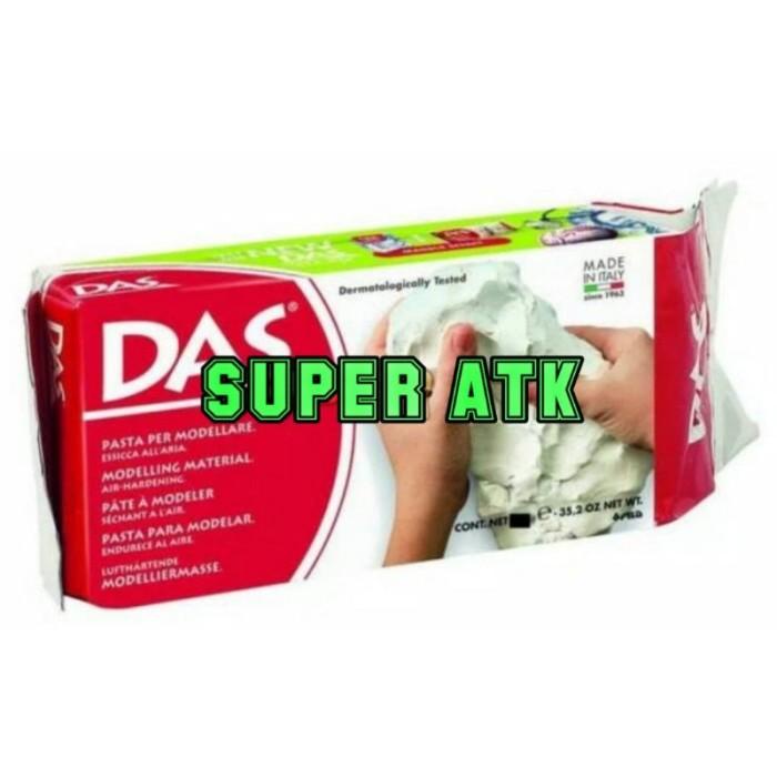 

500GR COKLAT SUPER TERSEDIA & PUTIH MODELLING WARNA 1KG DAS CLAY ATK