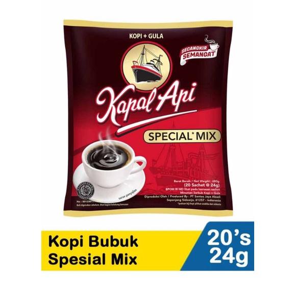 

kapal api kopi bubuk special mix 20x24g
