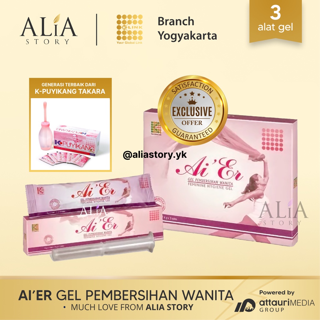 [EXCLUSIVE] AI ER Feminine Hygiene Gel (1 Box isi 3 Alat Gel) Pembersih Kewanitaan Gen Puyikang Taka