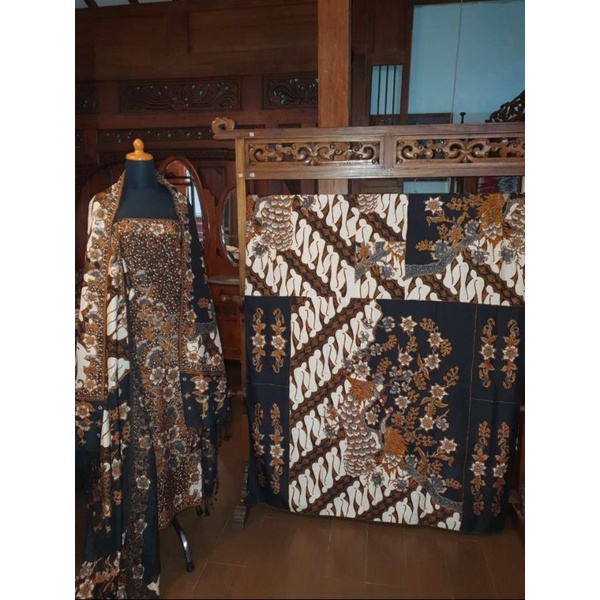 BATIK PREMIUM SARIMBIT KAIN BATIK FULL TULIS SOGANAN/ BAHAN SUTRA BARON/ ASLI BATIK PEKALONGAN
