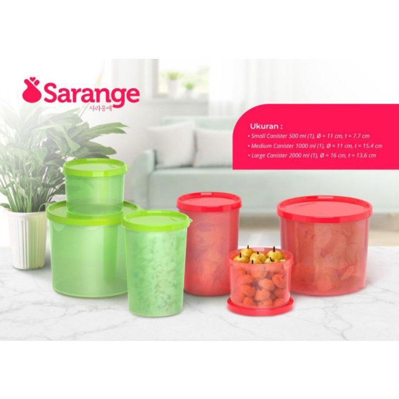 Toples Sarange / Canister / Sealware