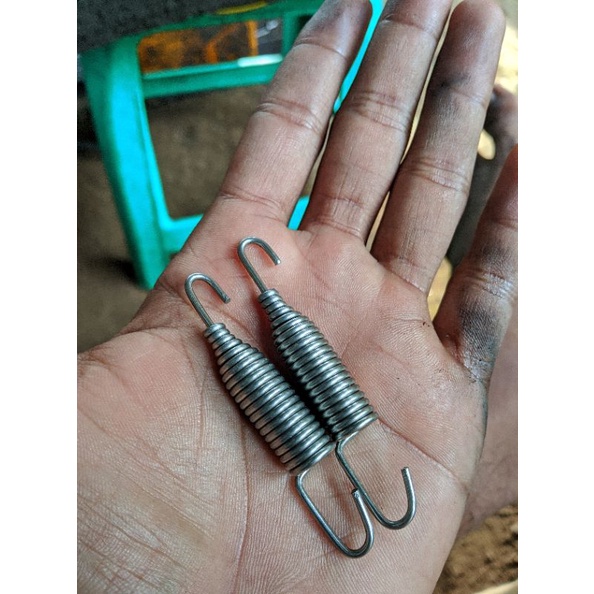 per pir spring pengait knalpot model kerucut / keong