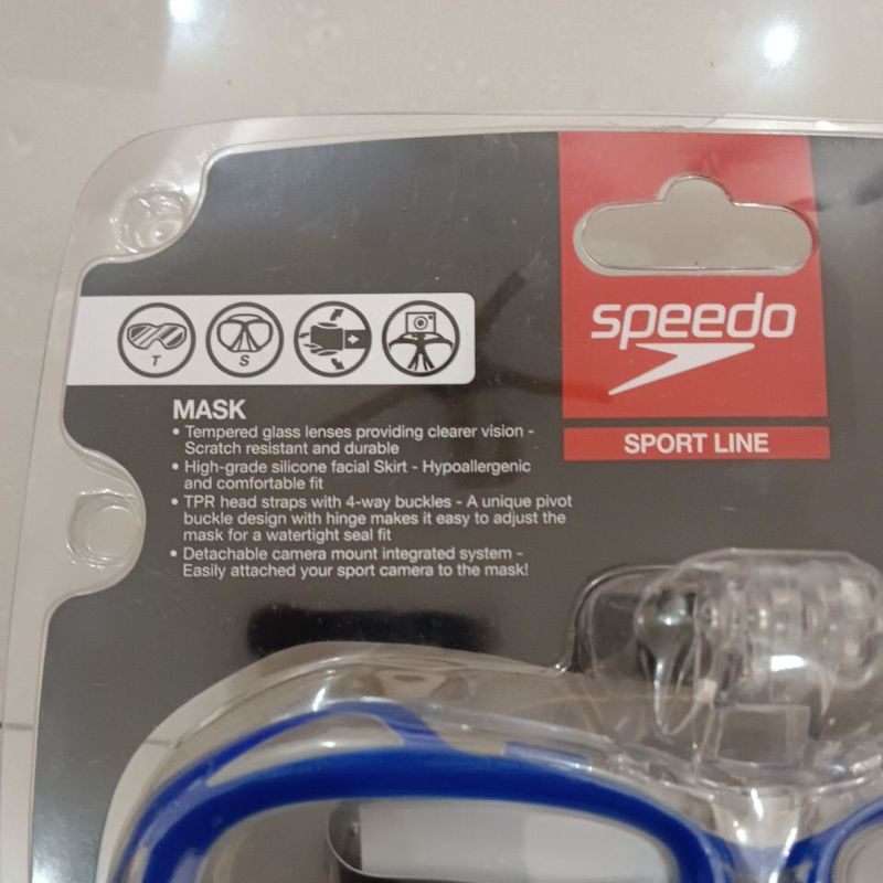 Kacamata Speedo Sport Adult Dual Lenses Mask
