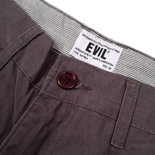 CELANA PENDEK EVIL ARMY | NOISE GREY