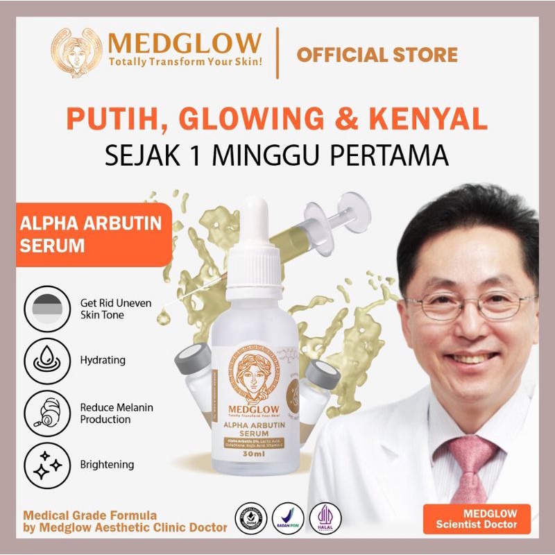 MEDGLOW Alpha Arbutin Serum 30 Ml