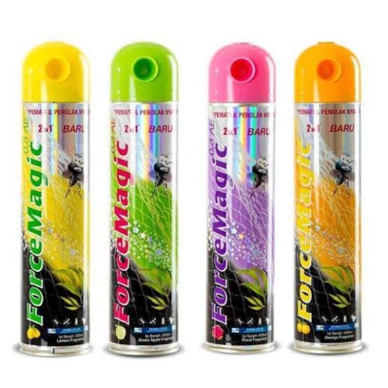 FORCE MAGIC SPRAY 600ML OBAT NYAMUK SEMPROT FORCEMAGIC PEMBASMI NYAMUK