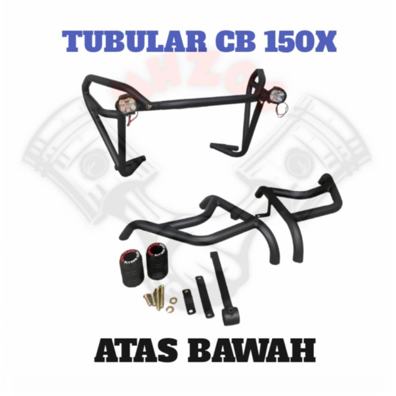 Tubular CB 150X Model full Plus Jalu slider free 2 pcs lampu