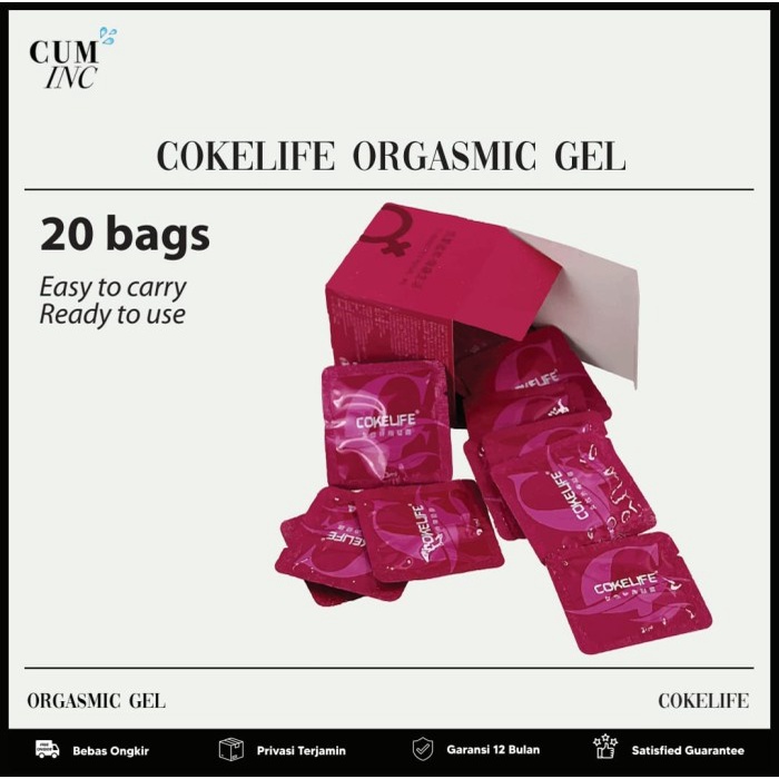 (TERLARIS) COKELIFE ORGASMIC GEL FOR WOMAN CLITORIS BOOSTER - 3ML
