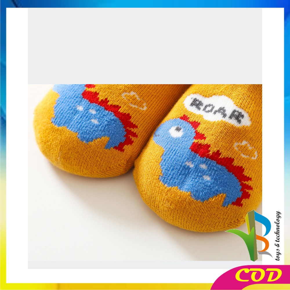 RB-P543 Kaos Kaki Anak Bayi Antislip Unisex Model Animal Gambar Timbul / Kaus Kaki Bayi Pendek Baby Socks Anak Laki Laki Perempuan Anti Licin