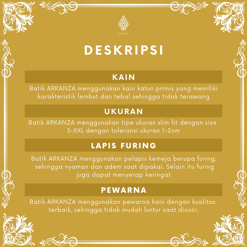 Koleksi Kemeja BATIK ARKANZA  3