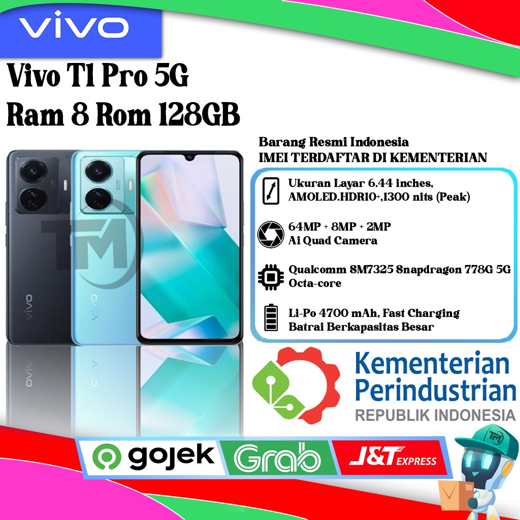 Vivo T1 Pro 5G Ram 8 Rom 128GB