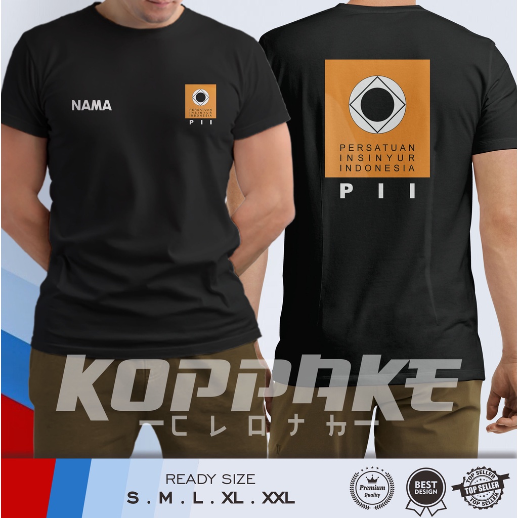 Kaos Baju PII Persatuan Insinyur Indonesia Gratis Nama Kaos Distro