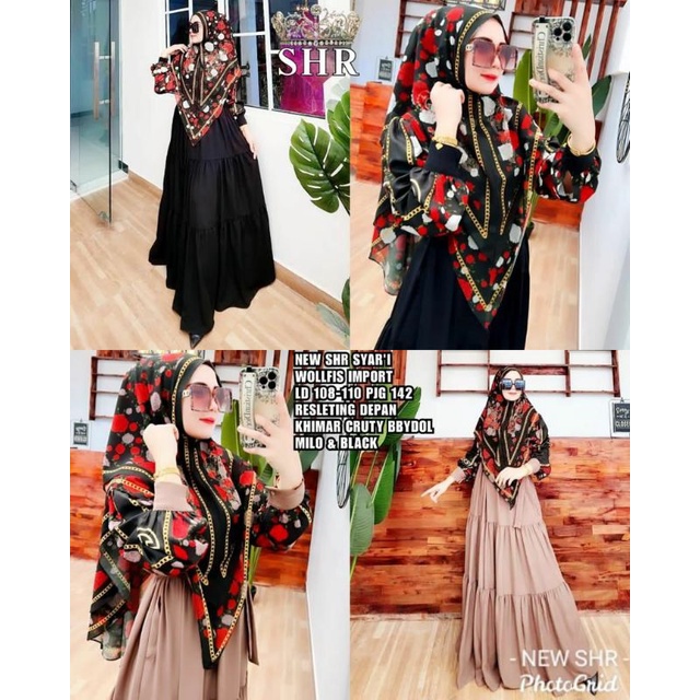 SYARI SHR / SYARI SHR ORIGINAL/ DRESS SHR ORIGINAL/ GAMIS SHR ORIGINAL