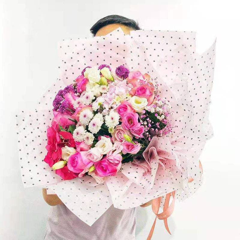 FLOWER WRAPPING COTTON PAPER KERTAS BUKET TISSUE SERAT PEMBUNGKUS BUNGA Plastik 6251