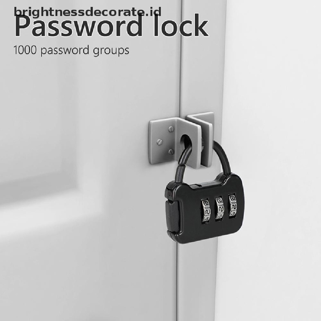[Birth] Combination Password Lock Portable Travel Luggage Case Gembok Kunci Pengaman [ID]