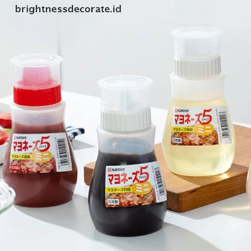 [Birth] Botol Saus Minyak Bumbu 5 Lubang Untuk Kecap JamMayonnaise Olive Oil Squeeze Dispenser Alat Aksesoris Dapur [ID]