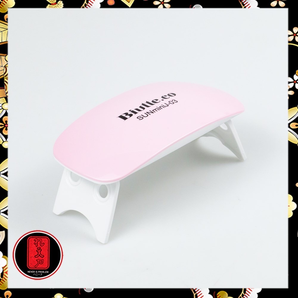 Pengering Kutek Kuku UV LED Nail Dryer 6W - J-03 - Pink