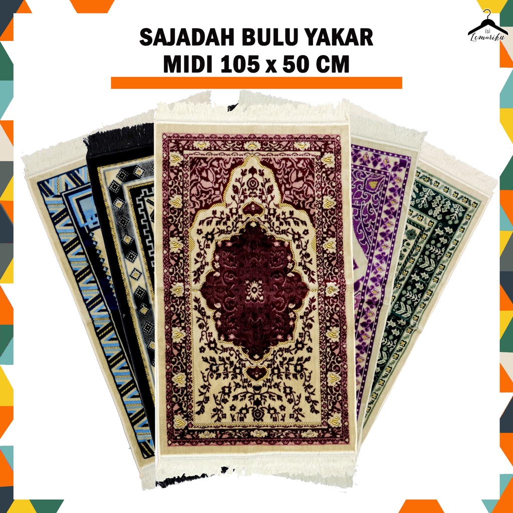 Sajadah YAKAR MIDI 50 x 105cm Aneka Motif &amp; Warna P.2