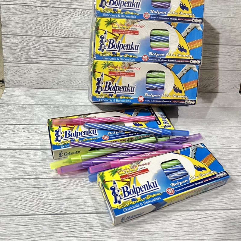 

CTShopID Pen Ulir Bolpenku 1 Pak isi 12 Pcs Murah Bangettt