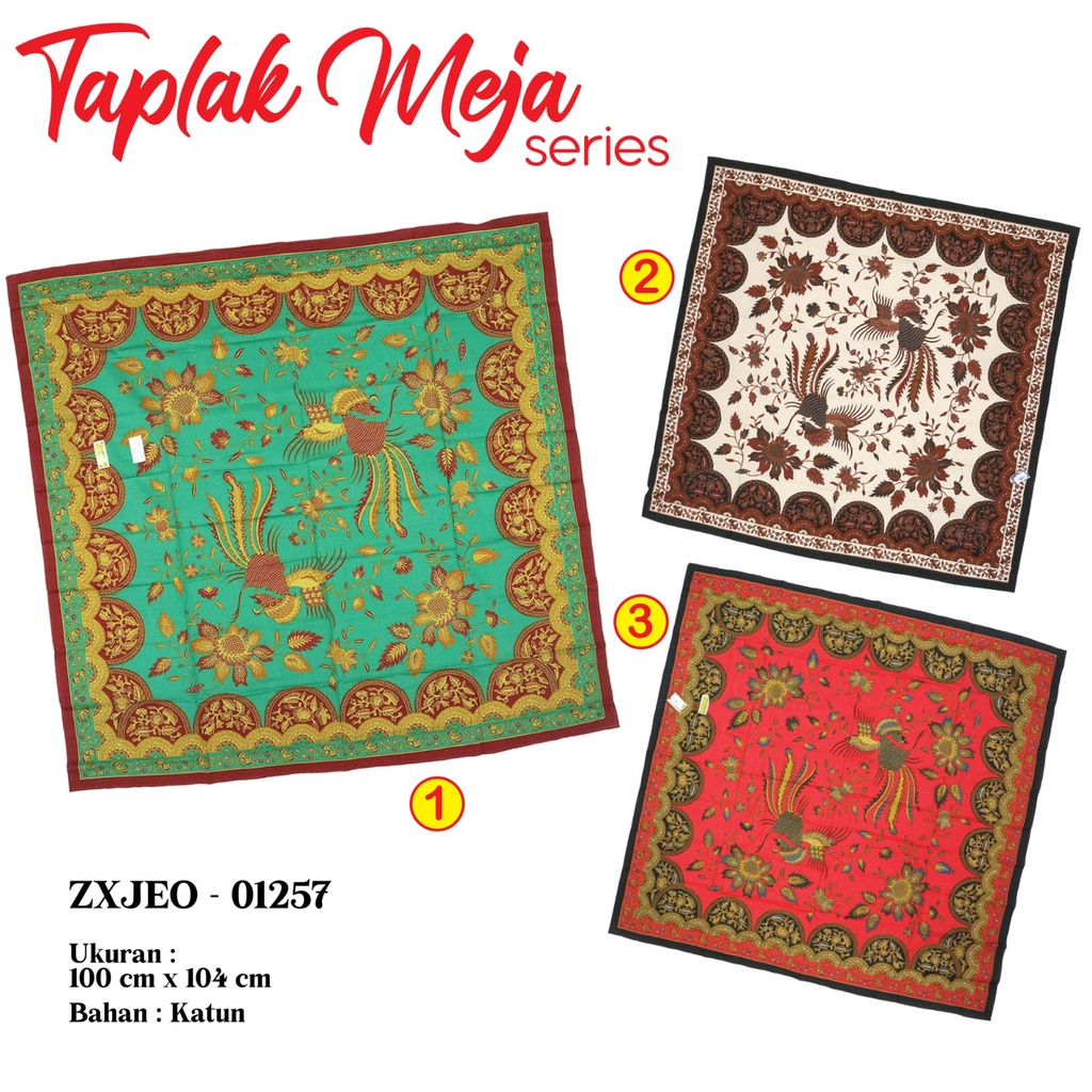 TAPLAK MEJA BATIK TAPLAK MEJA TAMU TAPLAK GURU TAPLAK KOTA BISA COD RIA BATIK SOLO